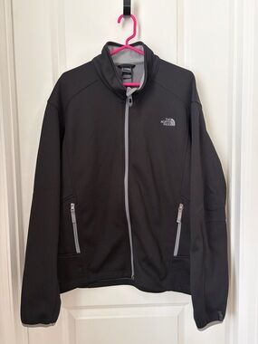 The North Face Men’s Black Fleece-Lined Full‑Zip Jacket